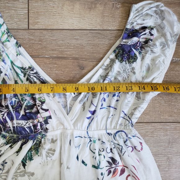 [Paris Paris] Summer Print Dress Swimsuit Cover-up - Picture 7 of 8